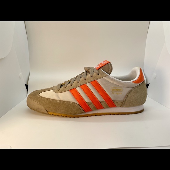 adidas dragon brown orange